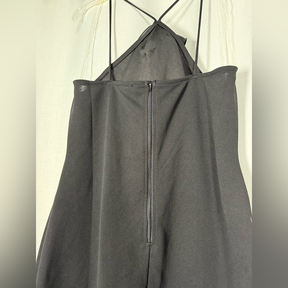 Fashion Nova Gabrie Bodycon Rosette Black Mini Dress XL - Picture 9 of 11